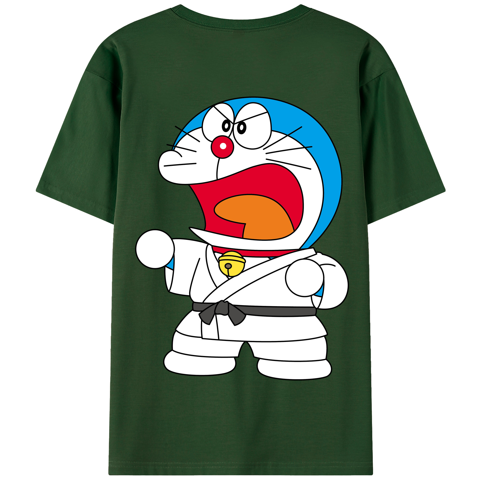 （画像用） ドラえもん Doraemon 綿100％半袖Tシャツ（背面プリント）